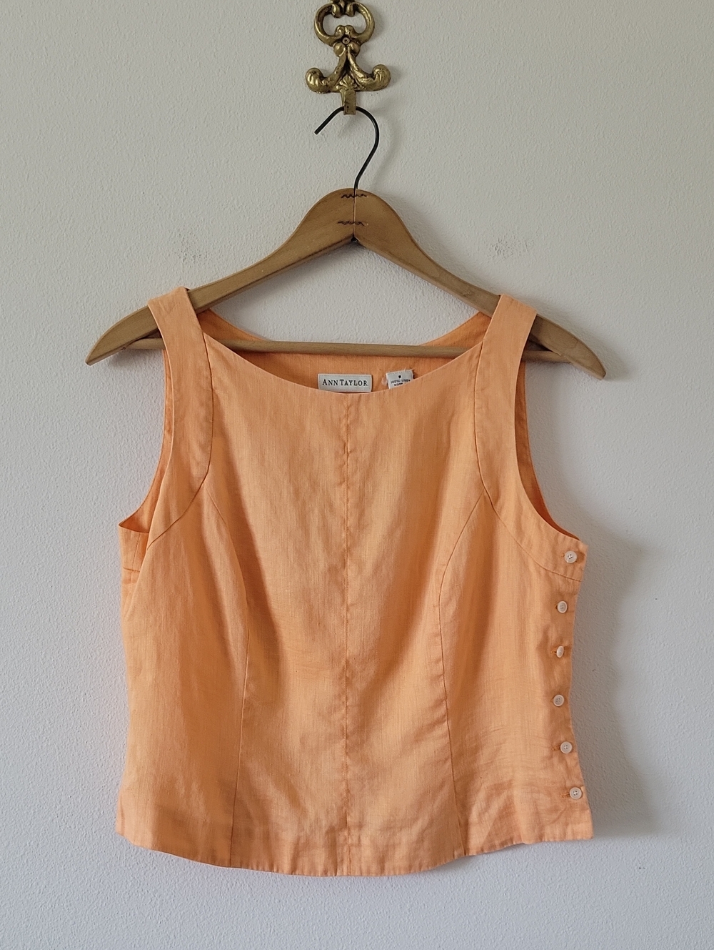 Ann Taylor Vintage Linen Tank Top Size 8